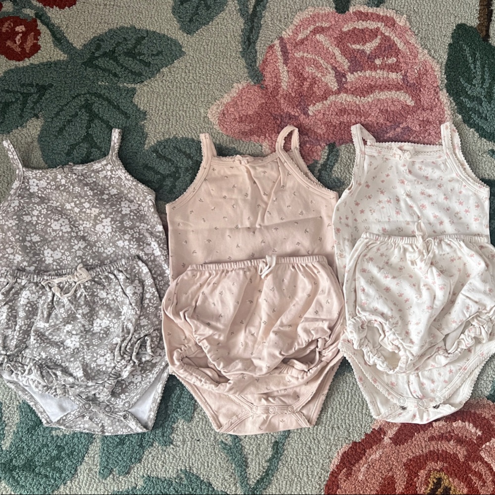 BUNDLE Jamie Kay Kids Matching Sets in Gray, Pink, and Cream